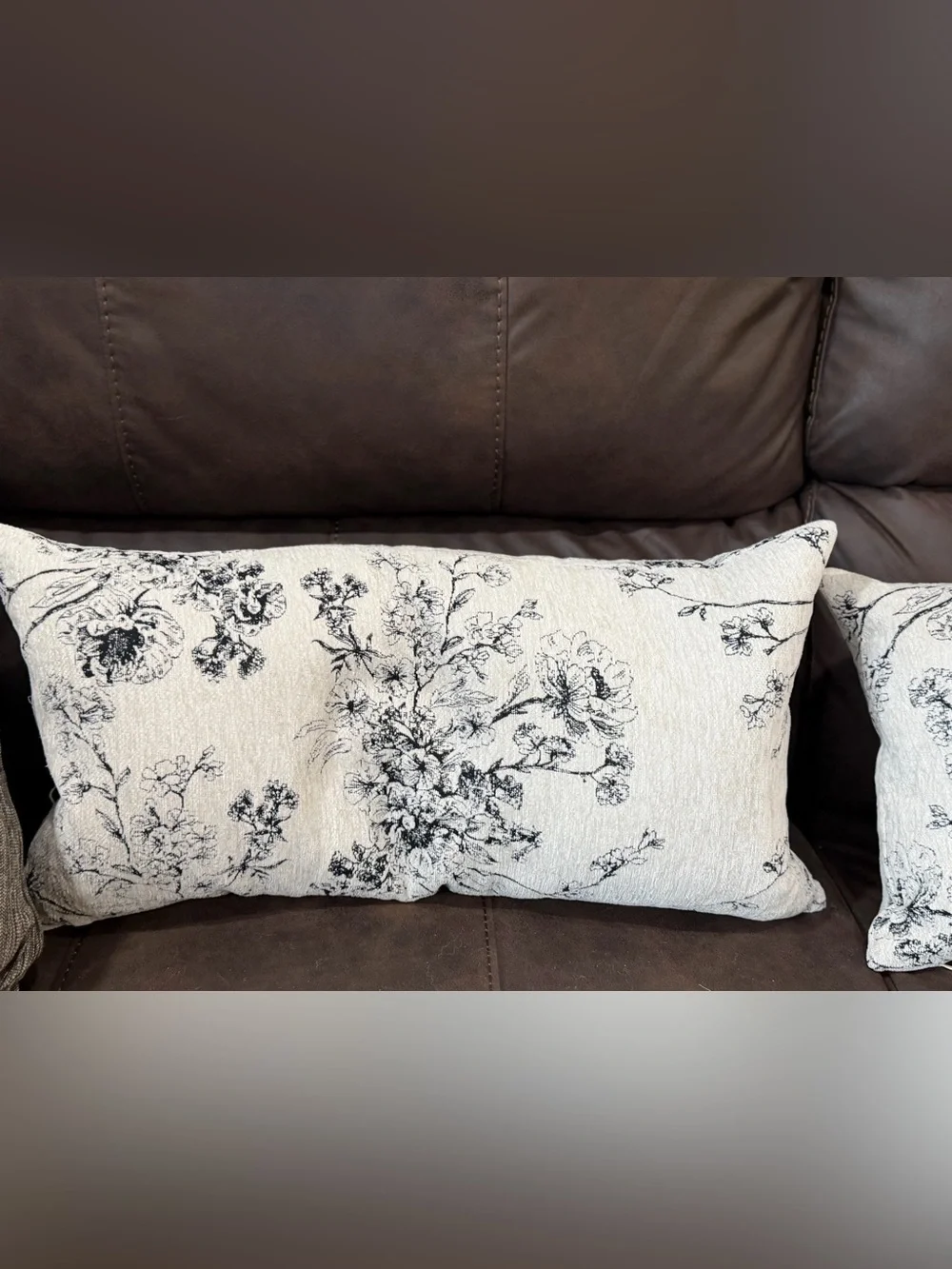 Westex Tapestry Floral Design Accent Pillow Set of 2
